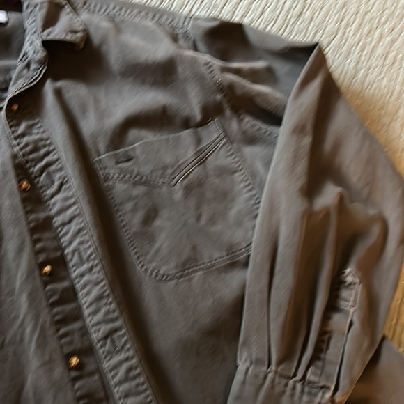 Vintage St Durand Gray Long Sleeve Button Down - Picture 3 of 5